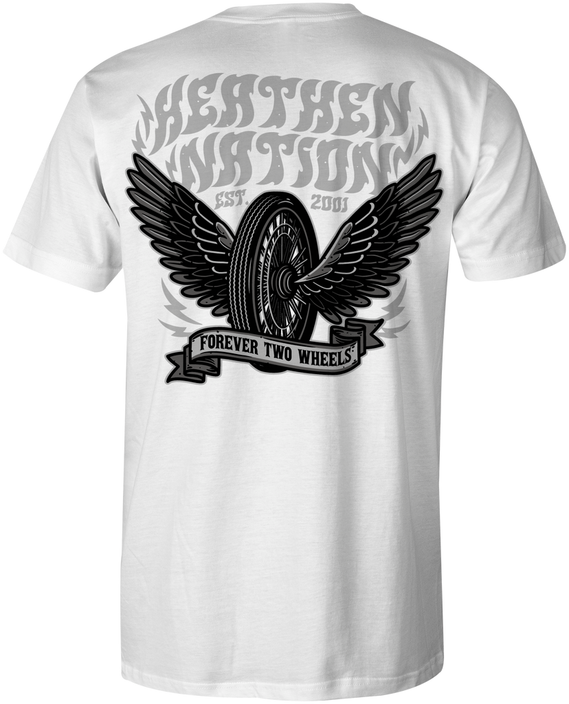 Forever Two Wheels T-Shirt – Heathen
