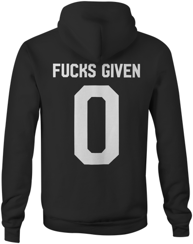 Men's F's Given 0 Pull Over Hoodie