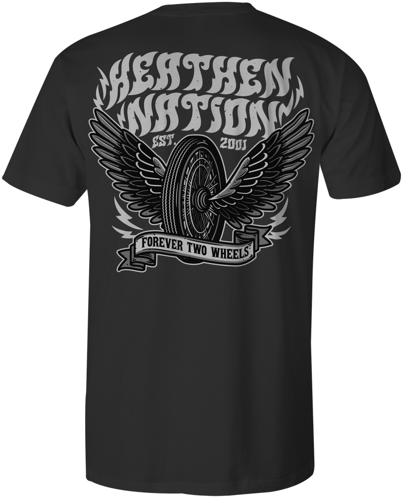 Forever Two Wheels T-Shirt – Heathen