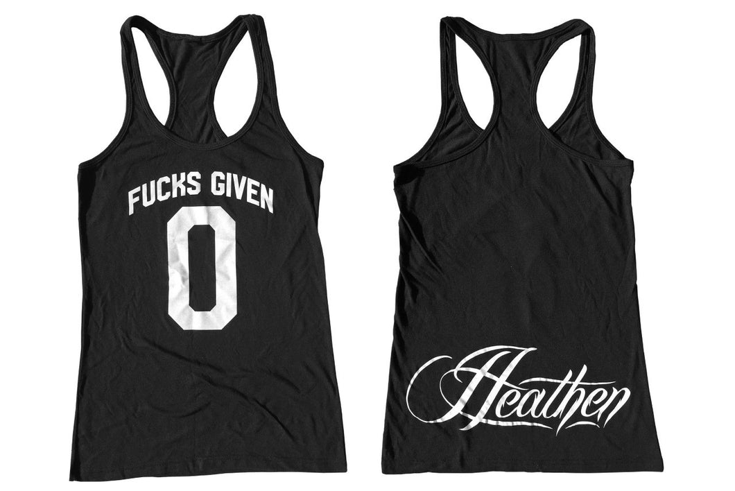 Women's F's Given 0 Tank