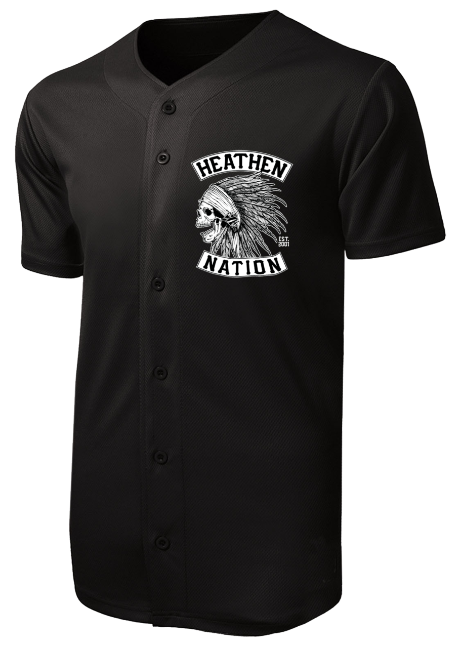 Chief Button-Up Baseball Jersey