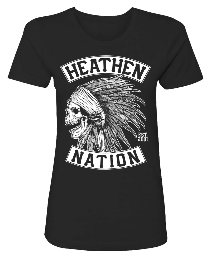 HEATHEN CHIEF TEE SHIRT BLACK U2013 Monster Hutch LLC